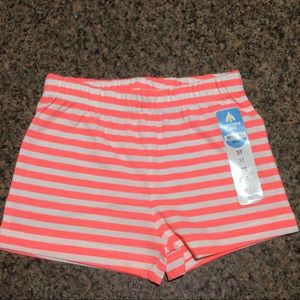 ✅🆕Coral striped shorts by lightning bug
